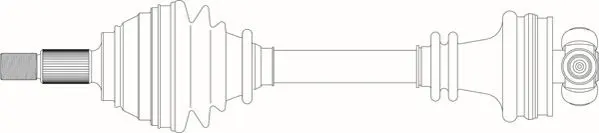 полуоска GENERAL RICAMBI     