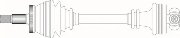 полуоска GENERAL RICAMBI     