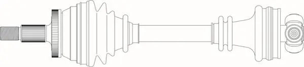 полуоска GENERAL RICAMBI     