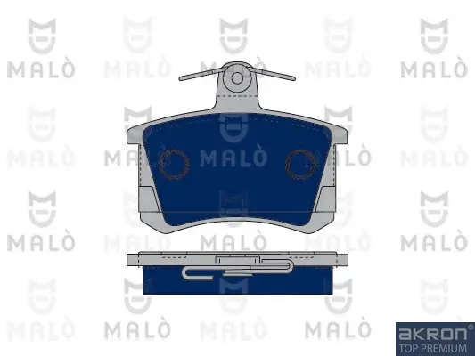 комплект спирачно феродо, дискови спирачки AKRON-MALO          