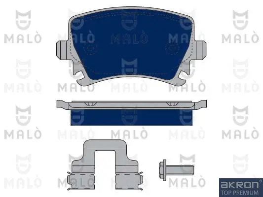 Накладки за SEAT LEON (5F1) 2.0 Cupra 1050152 AKRON-MALO          