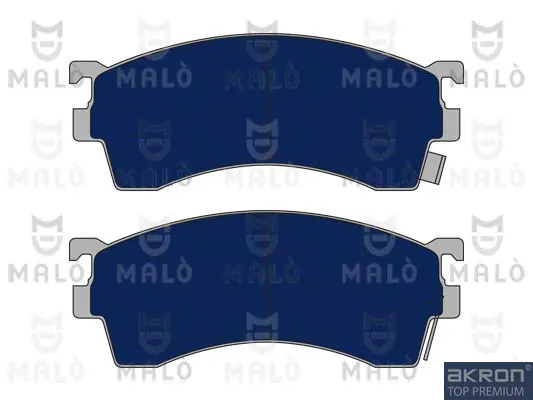 комплект спирачно феродо, дискови спирачки AKRON-MALO          