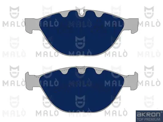 комплект спирачно феродо, дискови спирачки AKRON-MALO          