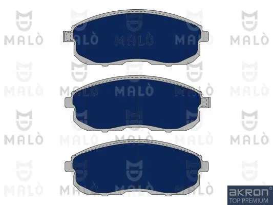 комплект спирачно феродо, дискови спирачки AKRON-MALO          