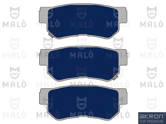 комплект спирачно феродо, дискови спирачки AKRON-MALO          