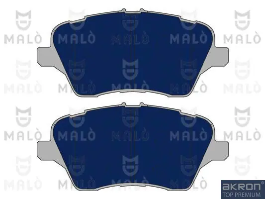 комплект спирачно феродо, дискови спирачки AKRON-MALO          