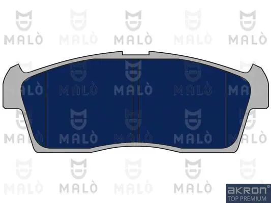 комплект спирачно феродо, дискови спирачки AKRON-MALO          