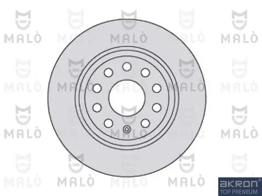 Спирачни дискове за AUDI A3 Sportback (8PA) 2.0 TDI 1110060 AKRON-MALO          