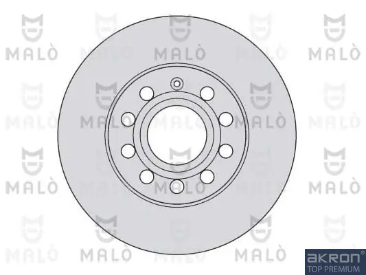 Спирачни дискове за SKODA OCTAVIA (1Z3) 1.4 TSI 1110062 AKRON-MALO          