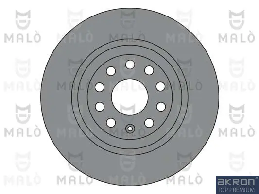 Спирачни дискове за Volkswagen GOLF VIII (CD1) 2.0 GTI Clubsport 1110303 AKRON-MALO          