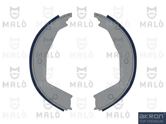 комплект спирачна челюст, ръчна спирачка AKRON-MALO          
