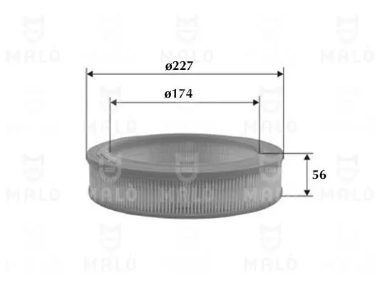 въздушен филтър AKRON-MALO          