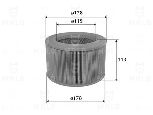 въздушен филтър AKRON-MALO          
