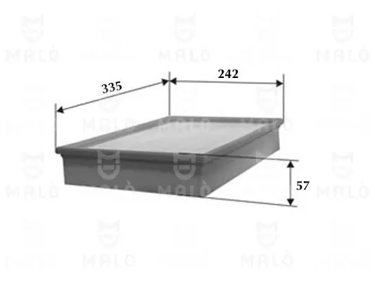 въздушен филтър AKRON-MALO          