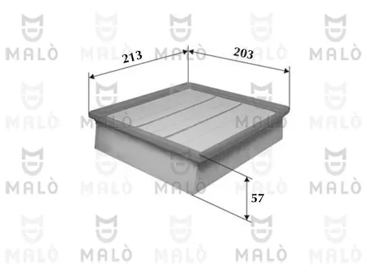 въздушен филтър AKRON-MALO          