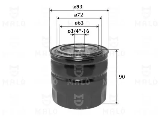 маслен филтър AKRON-MALO          