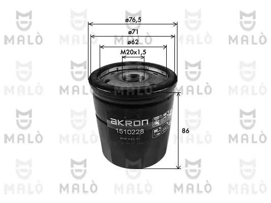 маслен филтър AKRON-MALO          
