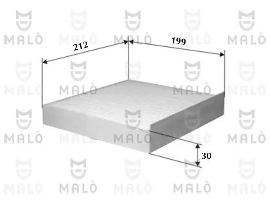 Филтър купе (поленов филтър) AKRON-MALO          