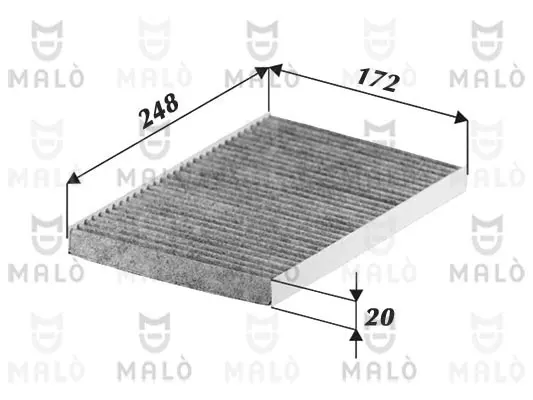 Филтър купе (поленов филтър) AKRON-MALO          