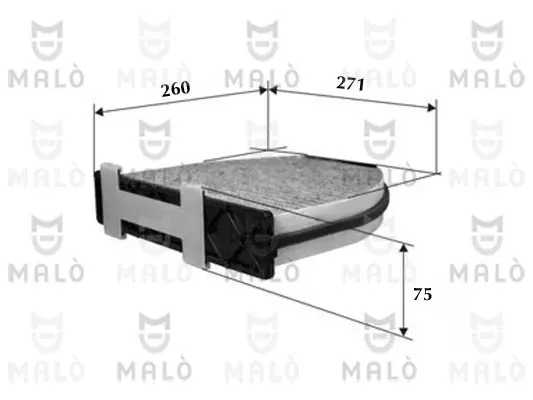 Филтър купе (поленов филтър) AKRON-MALO          