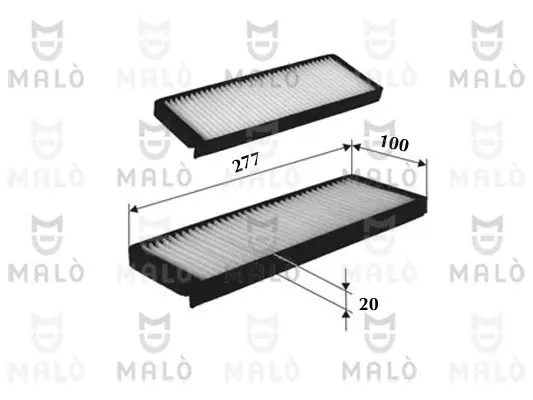 Филтър купе (поленов филтър) AKRON-MALO          