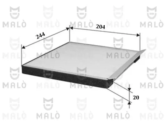 Филтър купе (поленов филтър) AKRON-MALO          