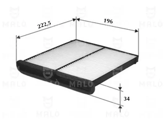 Филтър купе (поленов филтър) AKRON-MALO          