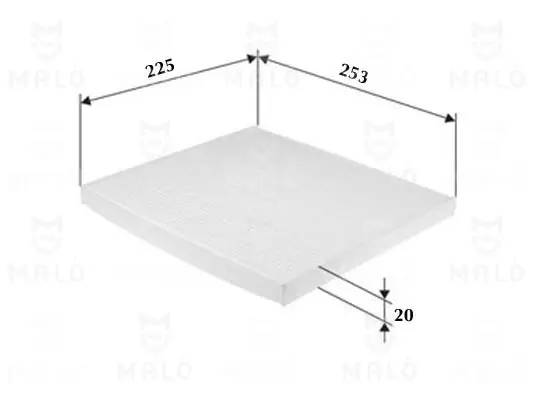 Филтър купе (поленов филтър) AKRON-MALO          