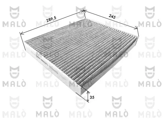 Филтър купе (поленов филтър) AKRON-MALO          