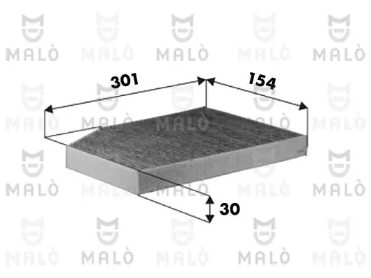 Филтър купе (поленов филтър) AKRON-MALO          