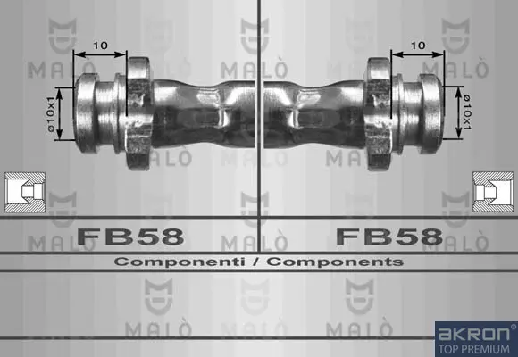 спирачен маркуч AKRON-MALO          