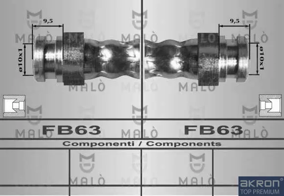 спирачен маркуч AKRON-MALO          
