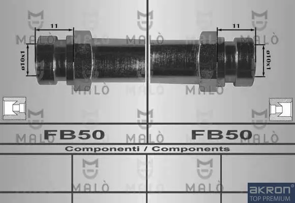 спирачен маркуч AKRON-MALO          