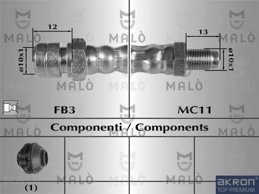спирачен маркуч AKRON-MALO          