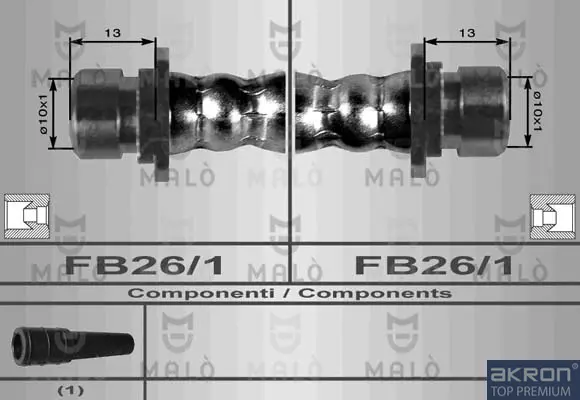 спирачен маркуч AKRON-MALO          