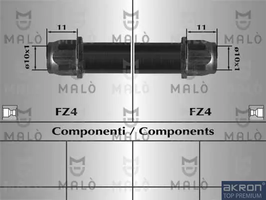 спирачен маркуч AKRON-MALO          