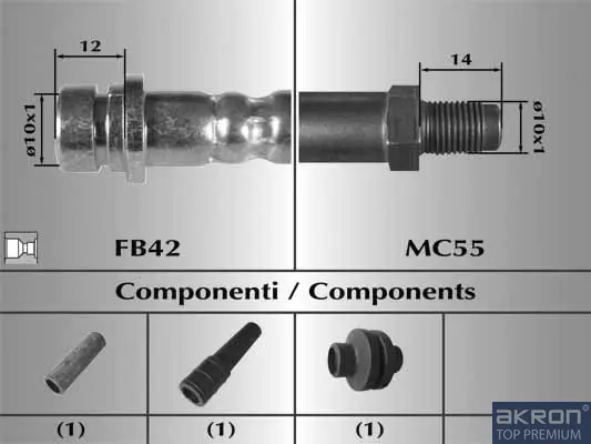 спирачен маркуч AKRON-MALO          