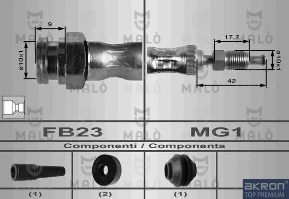 спирачен маркуч AKRON-MALO          