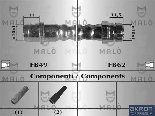 спирачен маркуч AKRON-MALO          