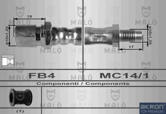 спирачен маркуч AKRON-MALO          