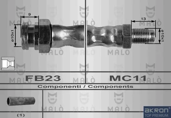 спирачен маркуч AKRON-MALO          