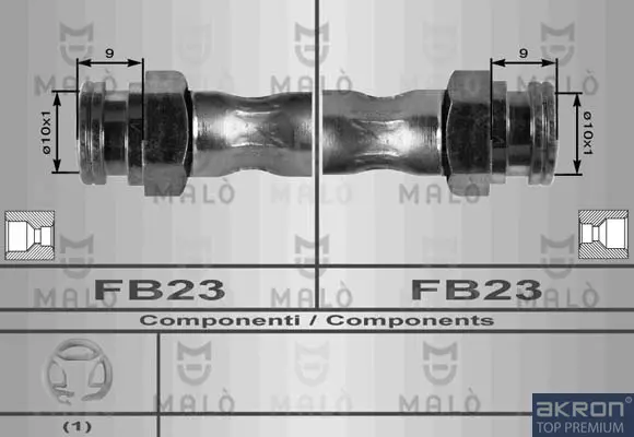 спирачен маркуч AKRON-MALO          