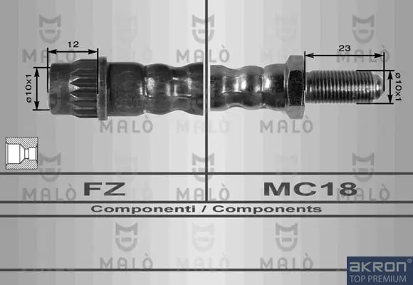 спирачен маркуч AKRON-MALO          
