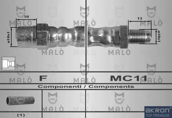 спирачен маркуч AKRON-MALO          