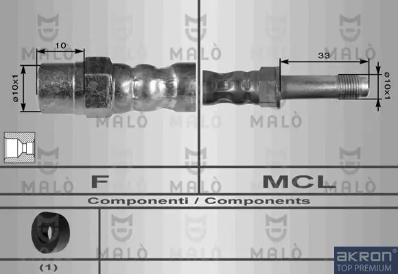 спирачен маркуч AKRON-MALO          