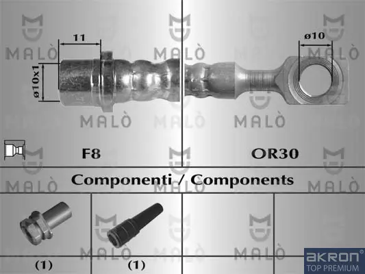 спирачен маркуч AKRON-MALO          
