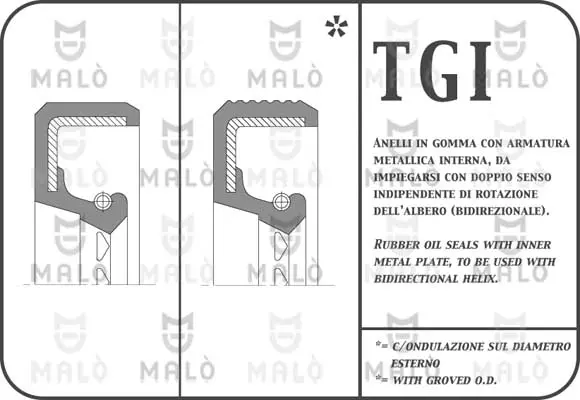 семеринг, разпределителен вал AKRON-MALO          