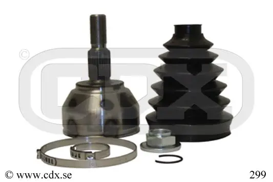 каре комплект, полуоска CDX                 