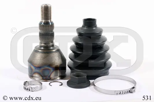 каре комплект, полуоска CDX                 