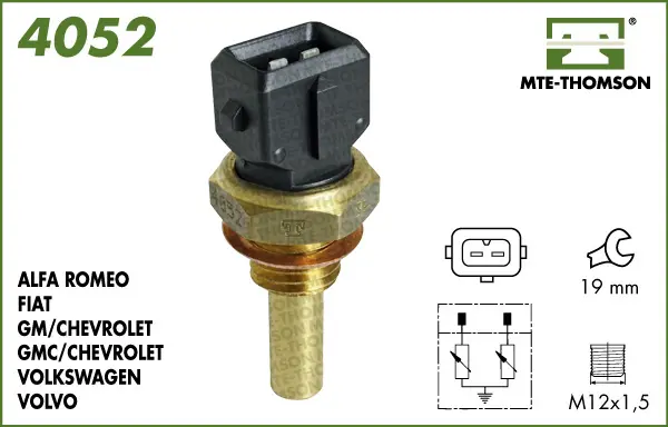 датчик, температура на охладителната течност MTE-THOMSON         